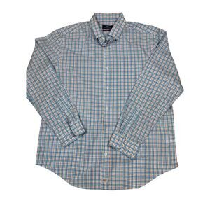 Vineyard Vines Mens Size L Classic Fit Murray Shirt Blue Pink Plaid Button Up